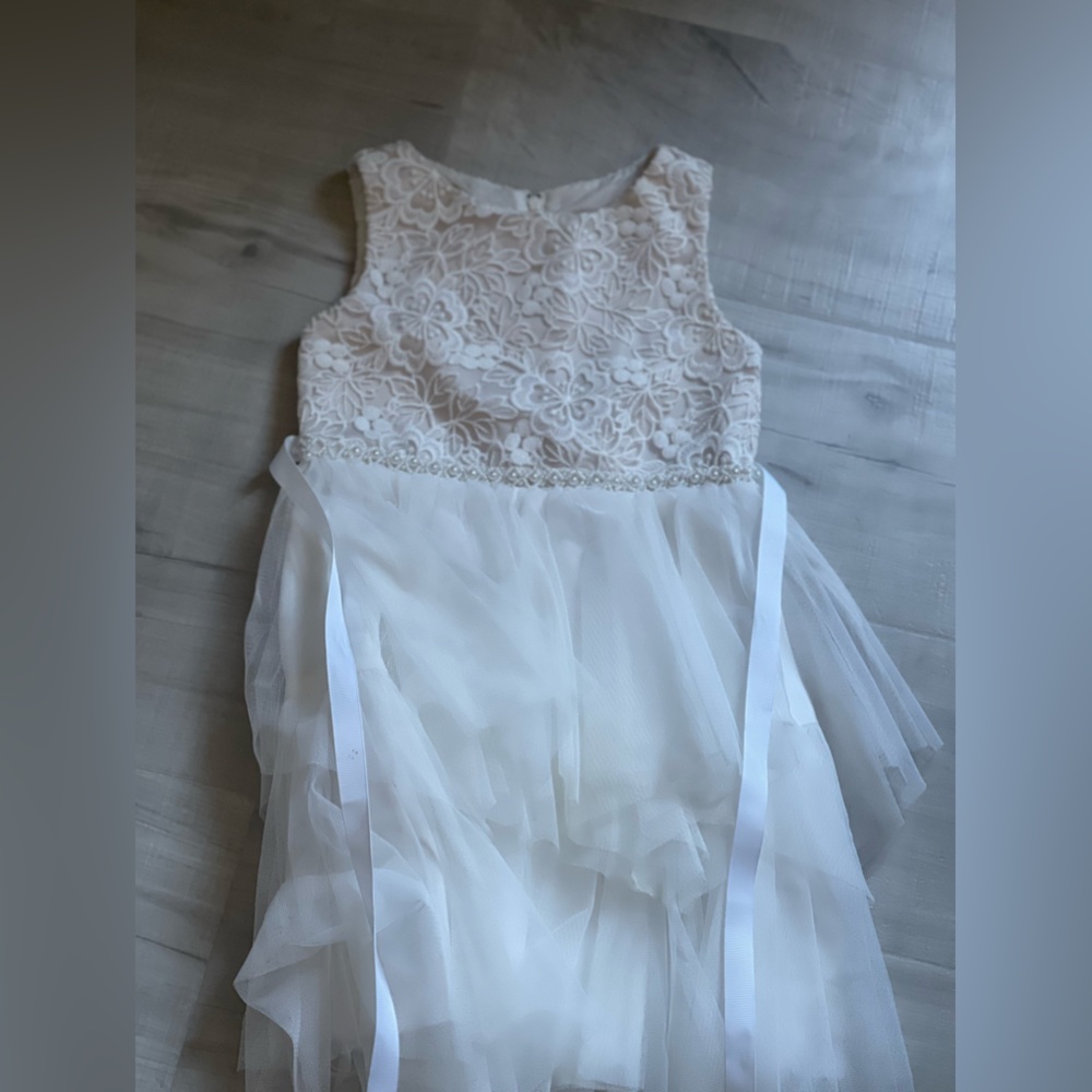 White formal dress